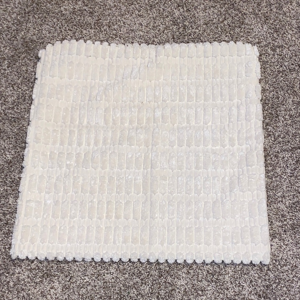 Cream pillow cover